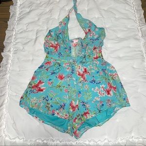 COLORFUL FLOWER ROMPER-MEDIUM-WORN